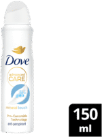 Dove Mineral Touch Anti-Perspirant Body Spray 150ml