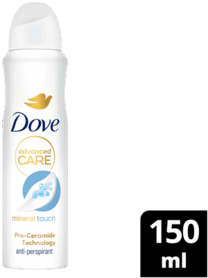 Dove Mineral Touch Anti-Perspirant Body Spray 150ml