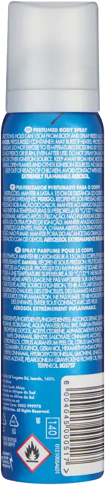 Revlon Charlie Original Perfumed Body Spray 90ml