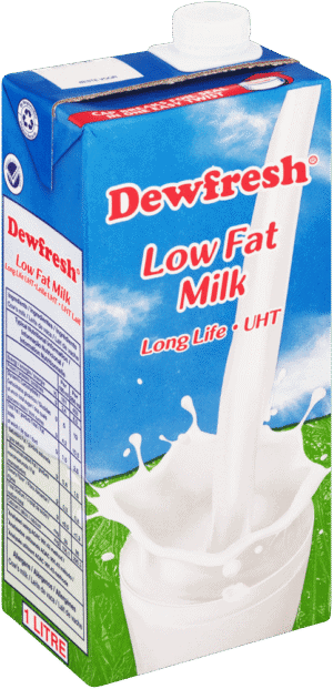 Dewfresh Long Life Low Fat Milk 1L