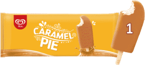 OLA Caramel Pie Vanilla Flavoured Frozen Dessert Caramel Coating 70ml