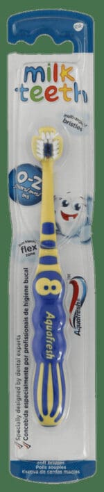 Aquafresh Milk Teeth 0-2 Years Kids' Toothbrush 1s