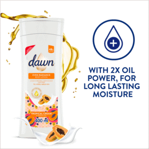 Dawn Tropical Cream and Papaya Oil Even Radiance Body Lotion 400ml