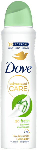 Dove Advanced Care Go Fresh Cucumber & Green Tea Go Fresh Anti-Perspirant Body Spray 150ml