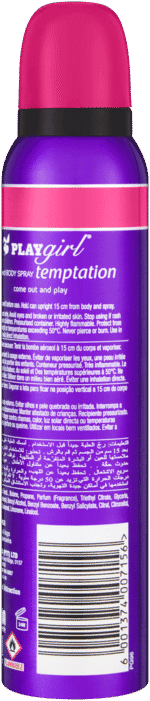 Playgirl Temptation Perfumed Body Spray 150ml