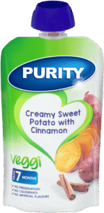 Purity From 7 Months Creamy Sweet Potato with Cinnamon Veggi 110ml