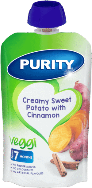 Purity From 7 Months Creamy Sweet Potato with Cinnamon Veggi 110ml