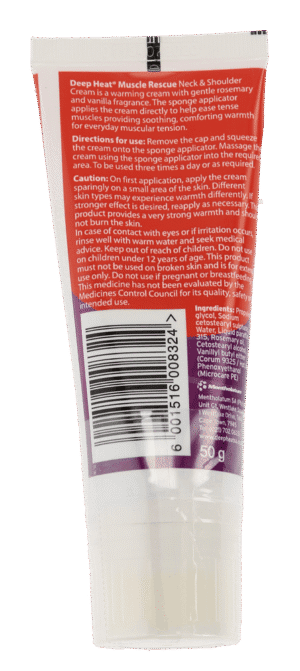 Deep Heat 6-In-1 Muscle Rescue Cream 50g