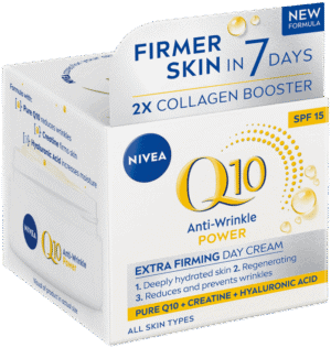 Nivea Q10 SPF 15 Anti-Wrinkle Power Extra Firming Day Cream 50ml