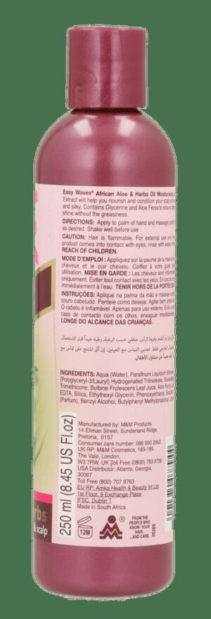 Easy Waves Glycerine Oil Moisturer 250ml