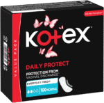 Kotex Daily Protect Normal Unscented Pantyliners 100pk