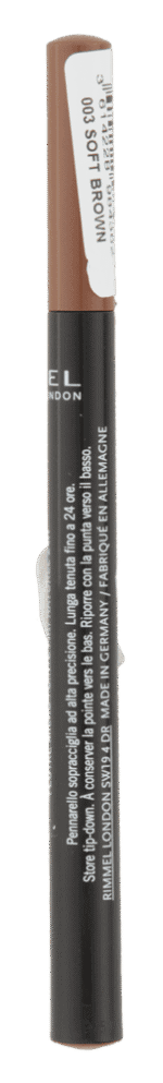 Rimmel Brow Pro Micro Soft Brown Precision-Stroke Pen 0.0g