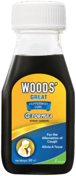 Woods' Great Peppermint Cure G Formula Cough Syrup 50ml