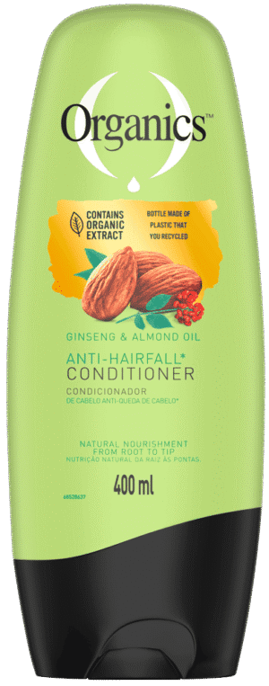Organics Ginseng and Almond Oil Anti Hair Loss Conditioner 400ml