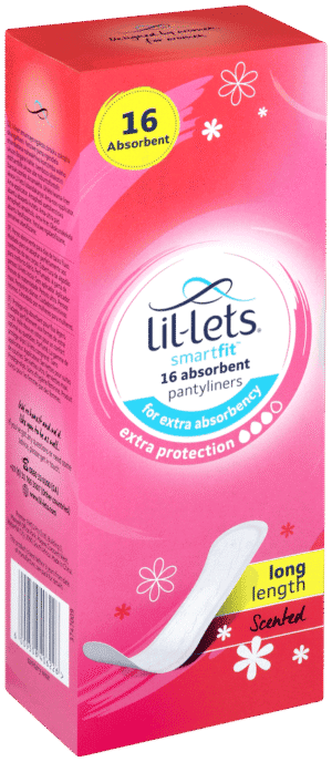 Lil-lets SmartFit Scented Pantyliners 16s