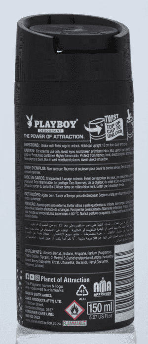 Playboy Iceland Deodorant Body Spray 150ml