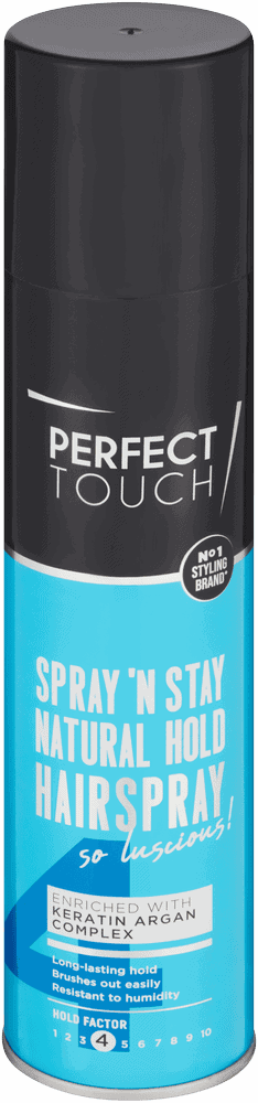 Perfect Touch Spray 'n Stay Natural Hold Hairspray 250ml
