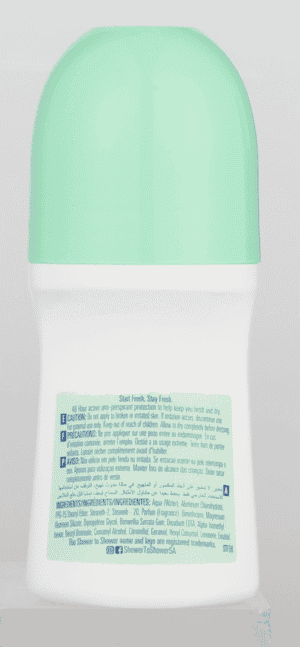 Shower To Shower Confident Me Anti-Perspirant Roll-On 50ml