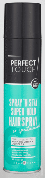 Perfect Touch Spray 'n Stay Super Hold Hairspray 250ml