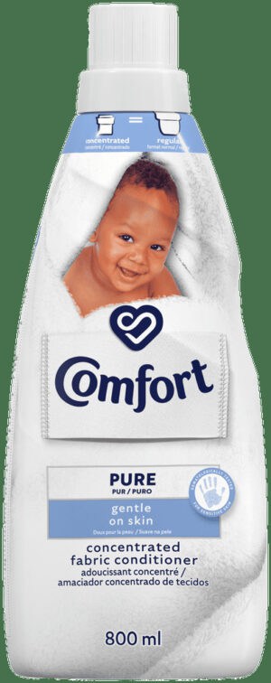 Comfort Pure Concentrated Laundry Fabric Softener 800ml