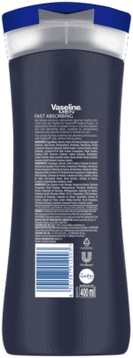 Vaseline Men Fast Absorbing Moisturizing Body Lotion 400ml