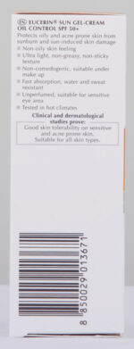 Eucerin Oil Control SPF 50+ Oil Control Sun Gel-Cream 50ml