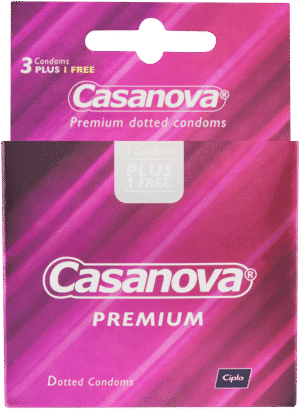 Casanova Premium Dotted Condoms 4pk