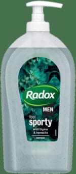 Radox Men Feel Sporty Thyme and Hematite Body Wash 750ml