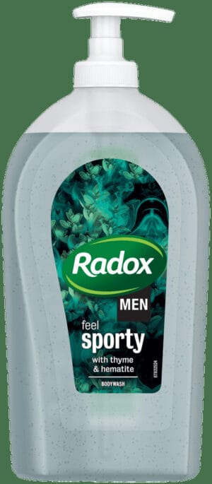 Radox Men Feel Sporty Thyme and Hematite Body Wash 750ml