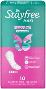 Stayfree Maxi Regular Sanitary Pads 10pk