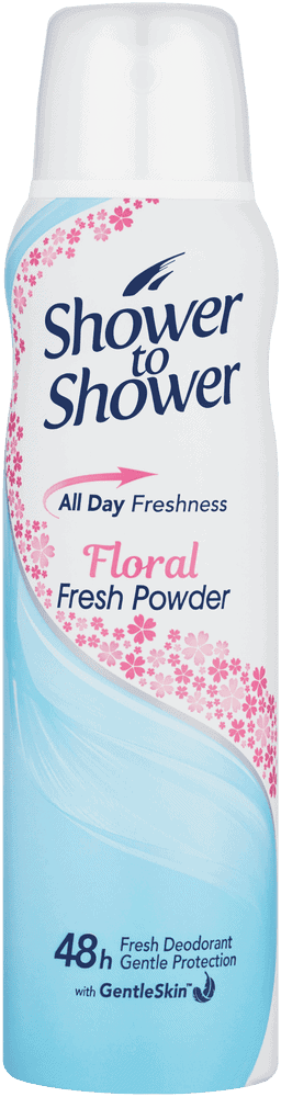 Shower To Shower Floral Fresh Powder Deodorant Body Spray 150ml
