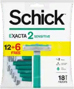 Schick Exacta 2 Sensitive Disposable Razors 18pk