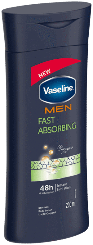 Vaseline Men Fast Absorbing Moisturising Body Lotion 200ml