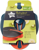 Tommee Tippee Feeding Bowls with Travel Lid & Spoon 4pc
