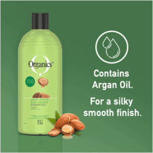 Organics Silky Smooth Argan Oil Hair Smoothing Shampoo 1000ml