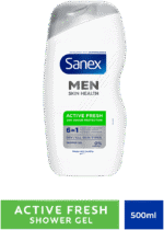 Sanex Men Skin Health Active Fresh 6-in-1 Shower Gel 500ml