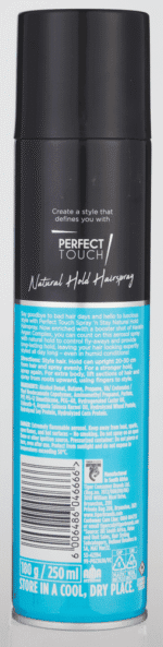 Perfect Touch Spray 'n Stay Natural Hold Hairspray 250ml