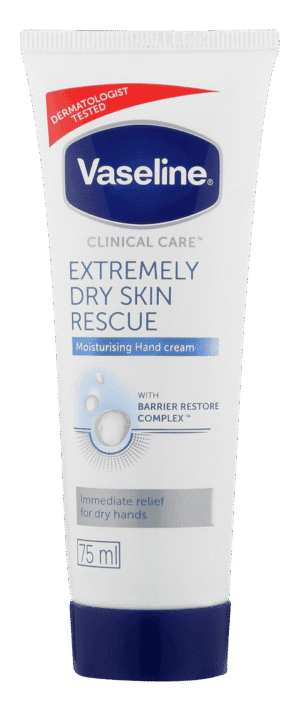 image-0 Vaseline Clinical Care Extremely Dry Skin Rescue Moisturizing Hand Cream 75ml