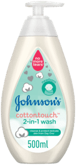 Johnson's CottonTouch 2-in-1 Bath & Wash 500ml