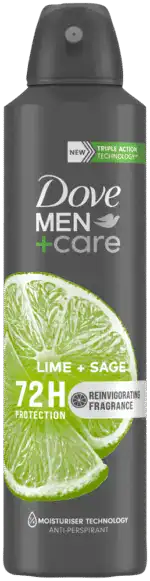 Dove Men+Care Lime & Sage Anti-Perspirant Spray 150ml