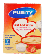 Purity Strawberry & Yoghurt Flavour Baby Cereal with Milk 200g