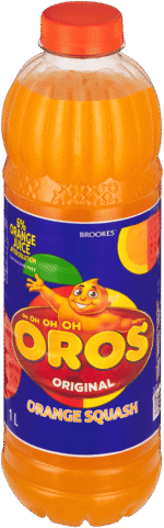 Brookes Oros Orange Squash 1L