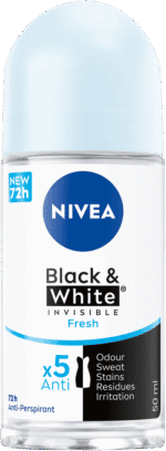 Nivea Black & White Invisible Fresh Anti-Perspirant Roll-On 50ml