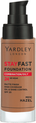 Yardley Stayfast Hazel SPF 20 24HR Foundation 30ml