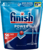 Finish Power Regular All-in-1 Max Dishwasher Tablets 56pk