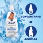 Comfort Pure Concentrated Laundry Fabric Softener 800ml