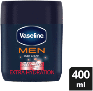 Vaseline Men Extra Hydration Moisturizing Body Cream 400ml