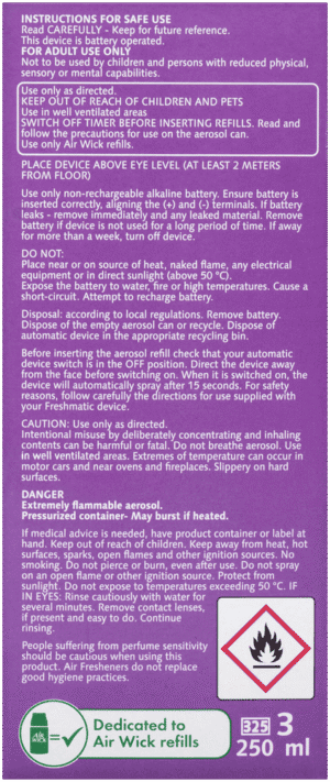 Air Wick Lavender Automatic Spray Device & Refill 250ml