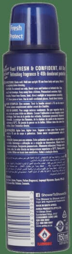 Shower To Shower Men Cool Confidence Deodorant Spray 150ml