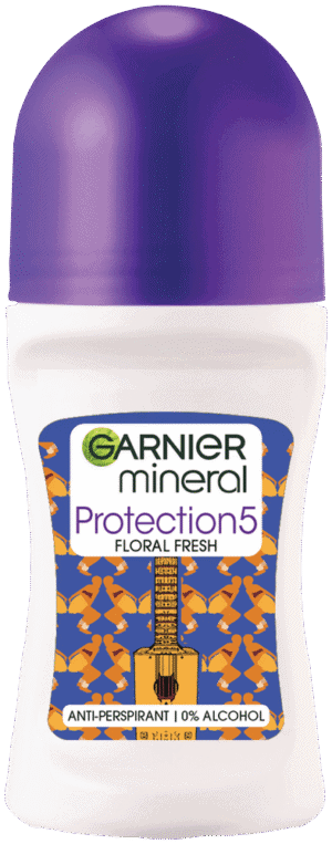 Garnier Mineral Protection 5 Floral Fresh Anti-Perspirant Roll-On 50ml